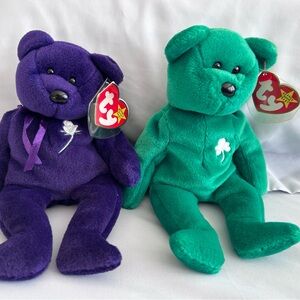 Princess and Erin Ty Beanie Babies